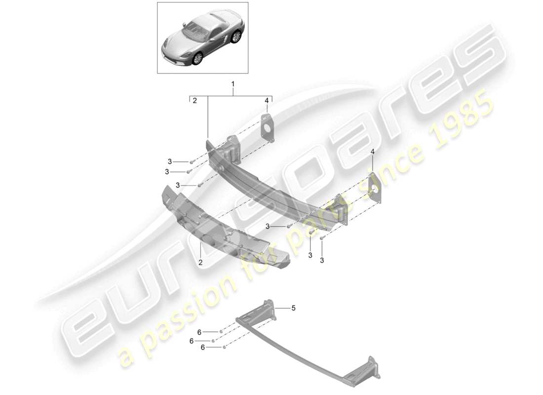 VIEW PARTS DIAGRAMS FROM THE PORSCHE BOXSTER PARTS CATALOGUE a part diagram from the porsche boxster parts catalogue
