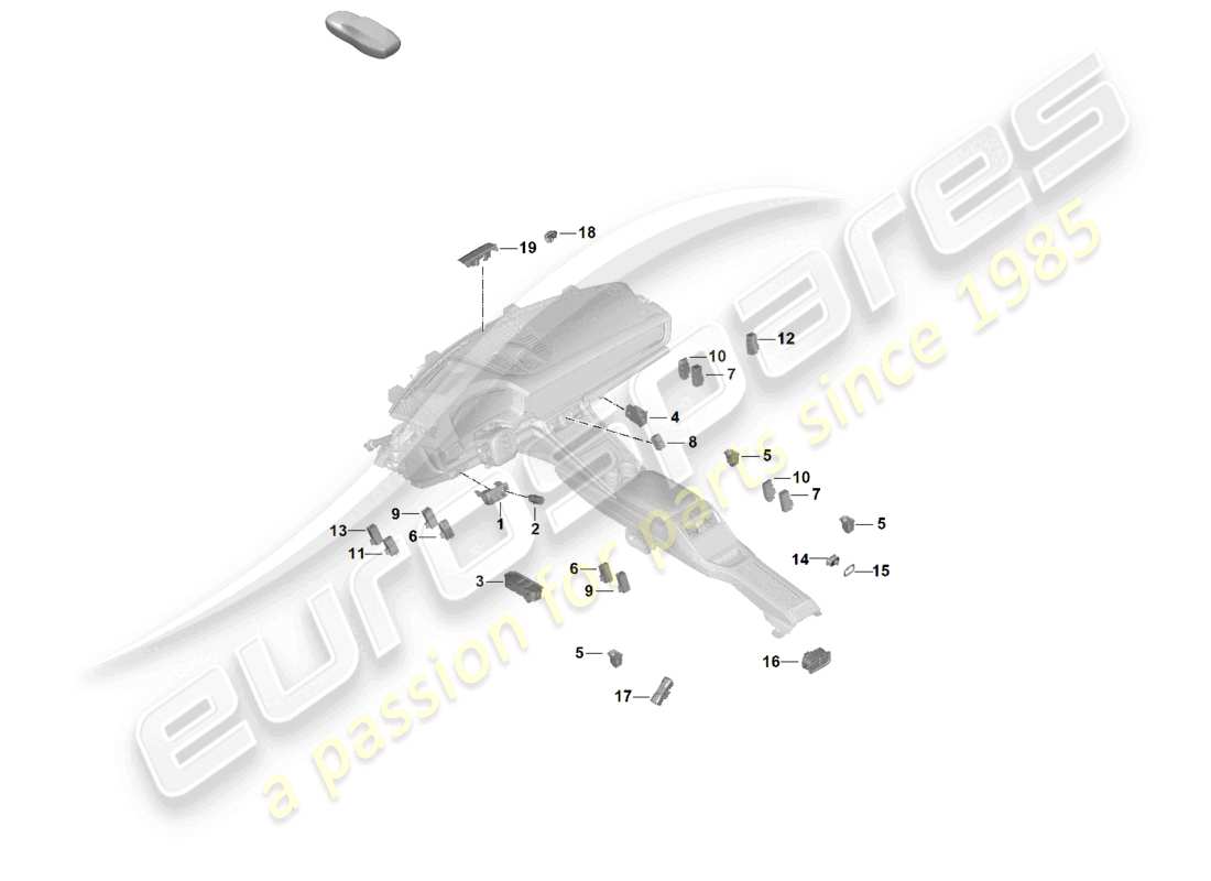part diagram containing part number 976962125b 6n3