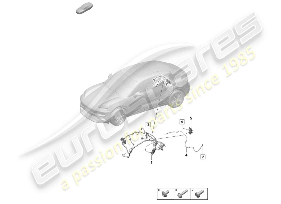 part diagram containing part number paf107419