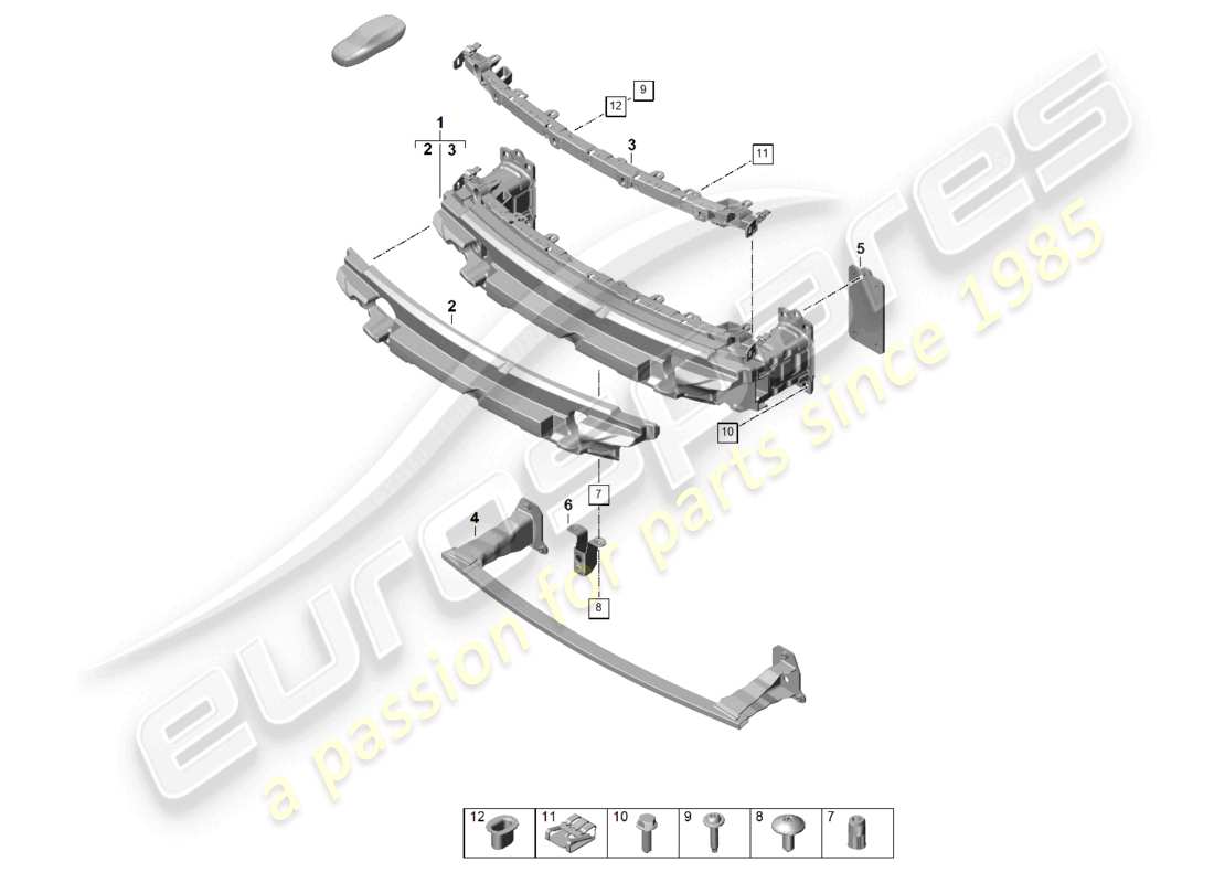 a part diagram from the porsche 2026 (992-2) parts catalogue