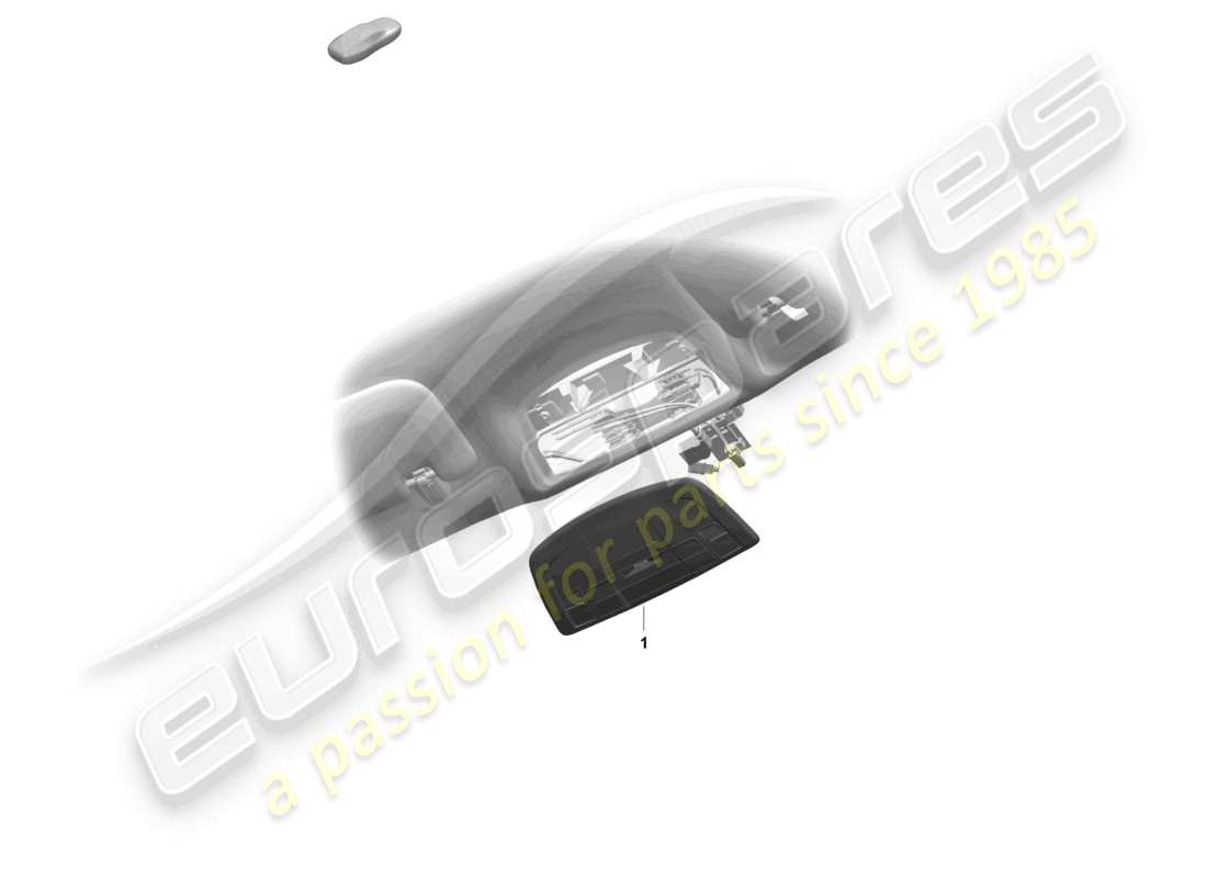 a part diagram from the porsche 2021 (718 boxster spyder) parts catalogue