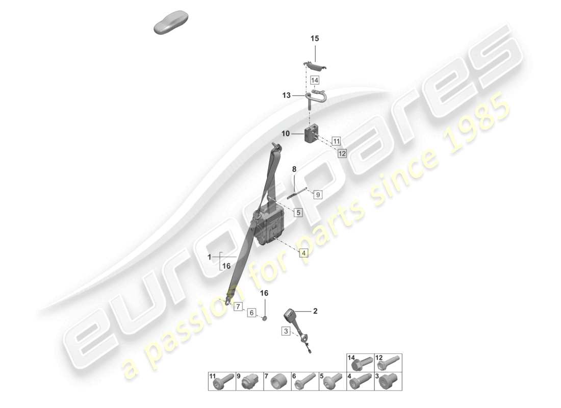 a part diagram from the porsche 2026 (992-2) parts catalogue