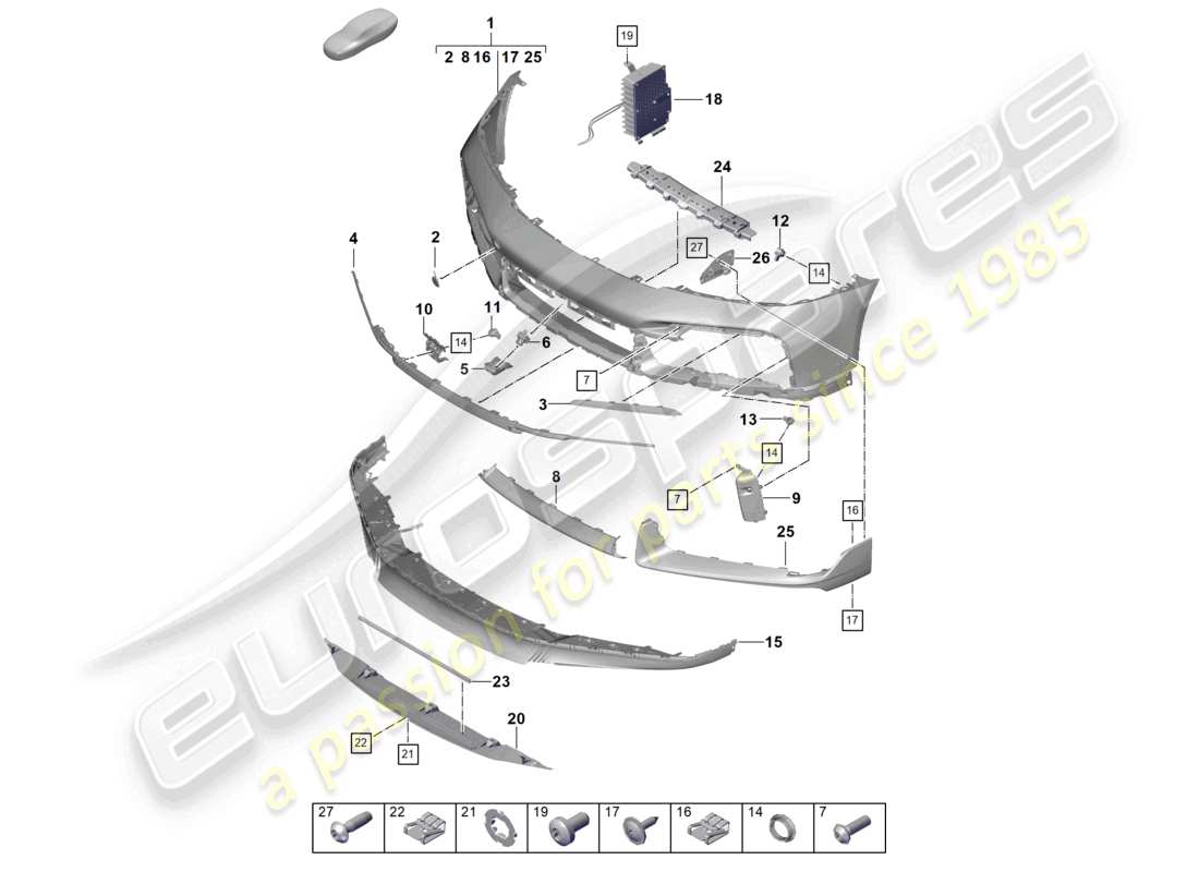 part diagram containing part number 992807499a g2x