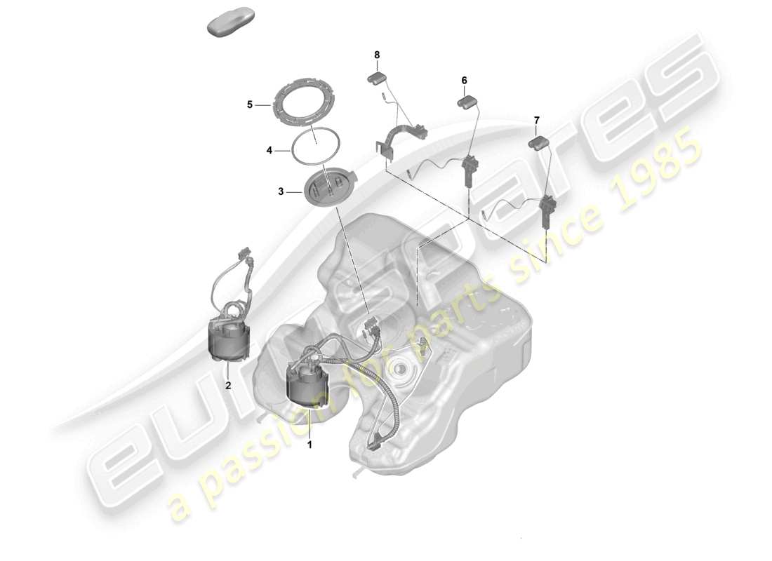 VIEW PARTS DIAGRAMS FROM THE PORSCHE 992 PARTS CATALOGUE a part diagram from the porsche 992 parts catalogue