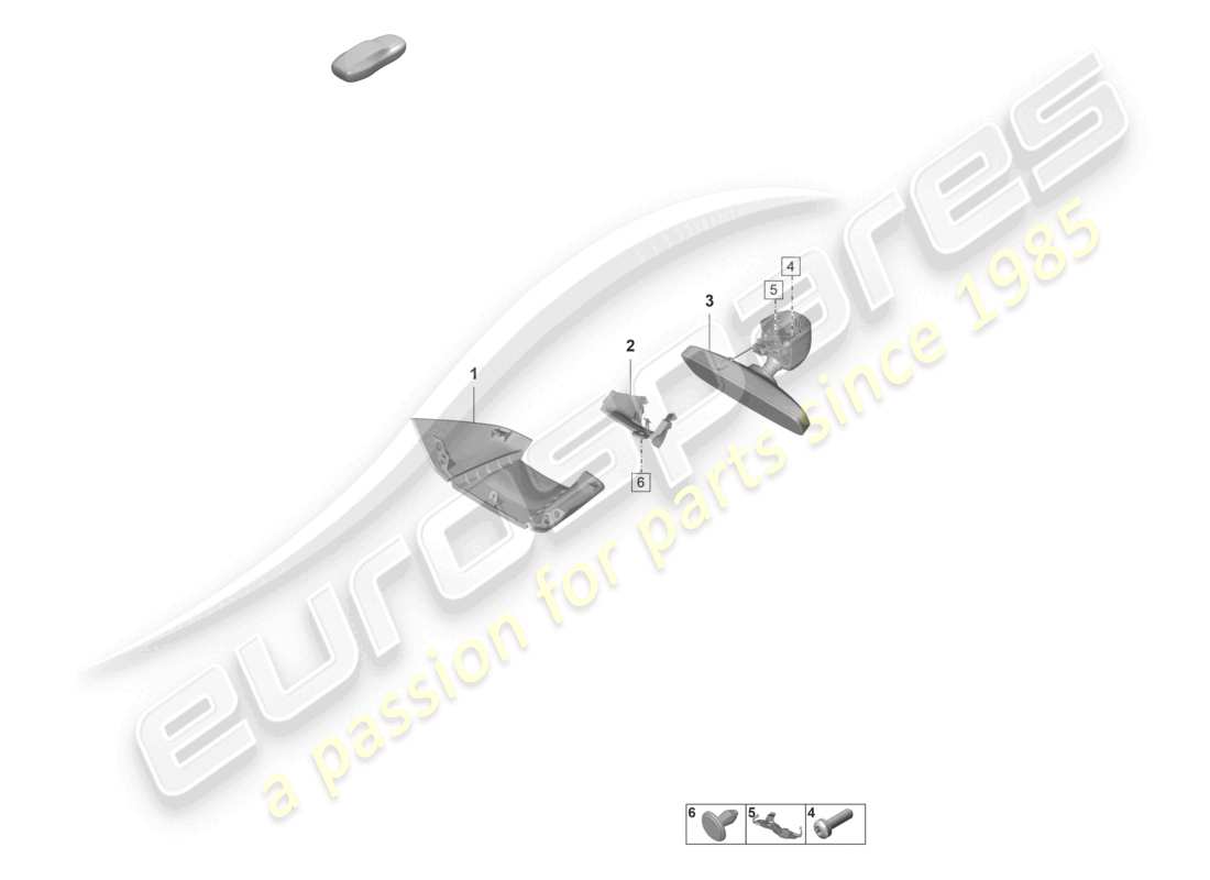 a part diagram from the porsche 2024 (panamera 971-2) parts catalogue