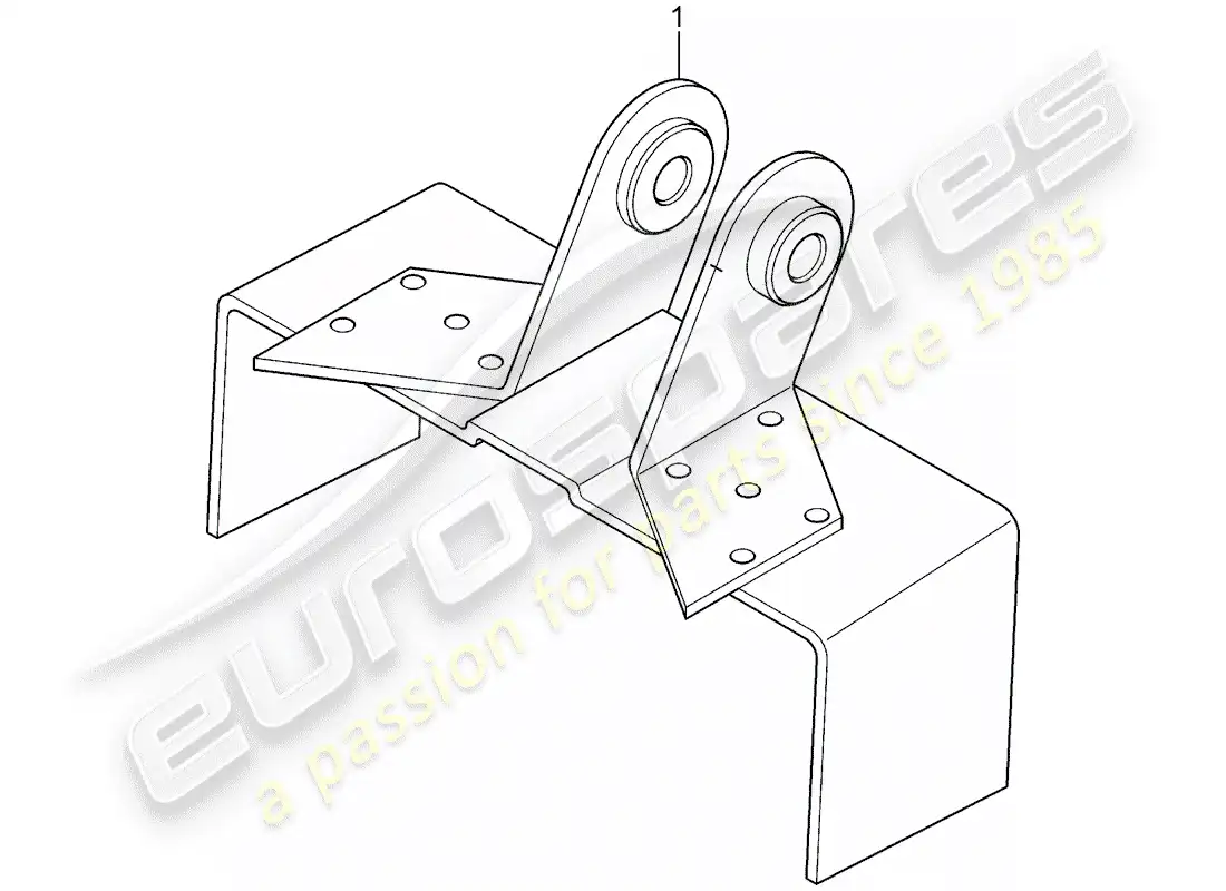 a part diagram from the porsche 911 parts catalogue