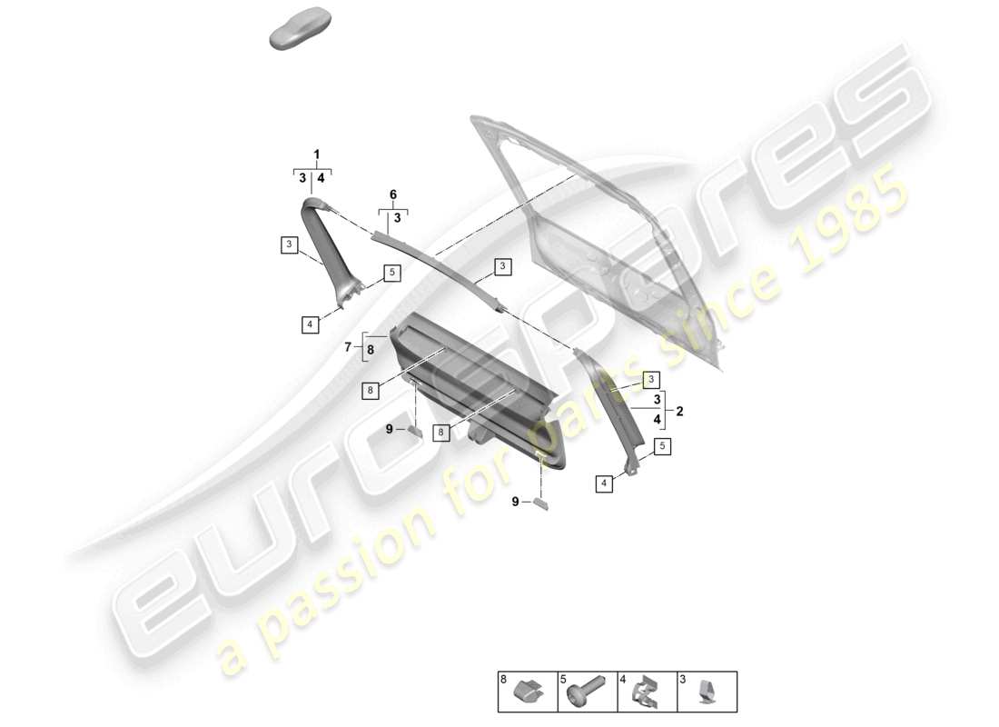 part diagram containing part number 9a786727610