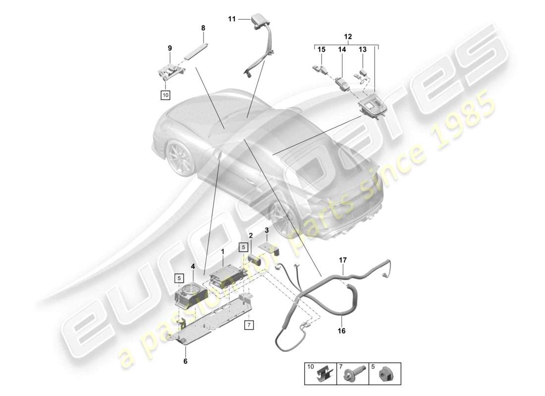 part diagram containing part number n10729701