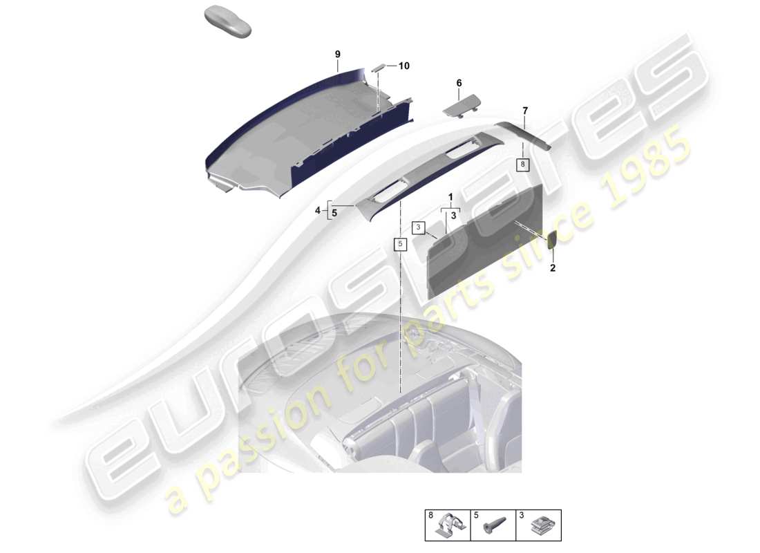 part diagram containing part number 992868431a a10