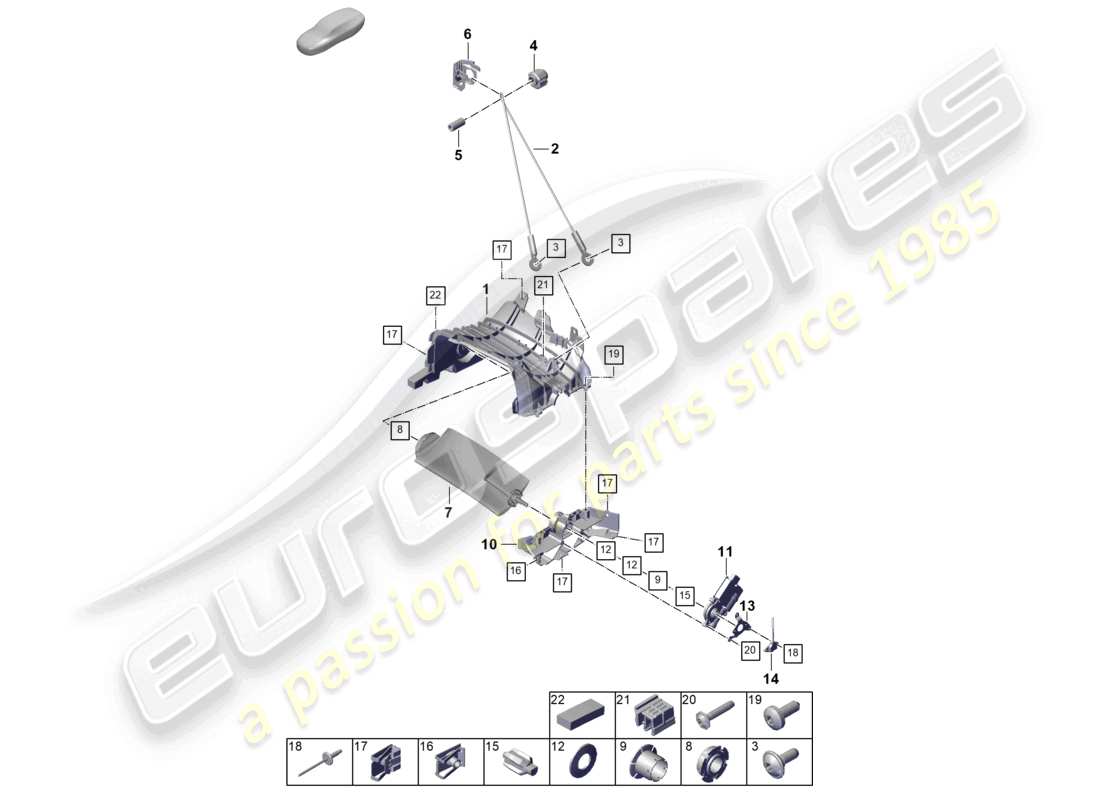 porsche 2026 (992-2 gt3/rs/st) air guide front wheel housing liner part diagram