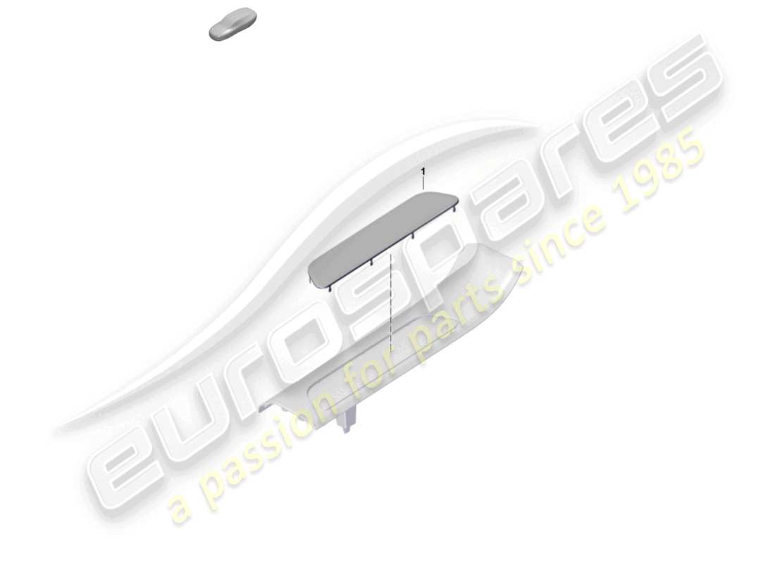 porsche 2026 (panamera 976) sill trim strip rear part diagram