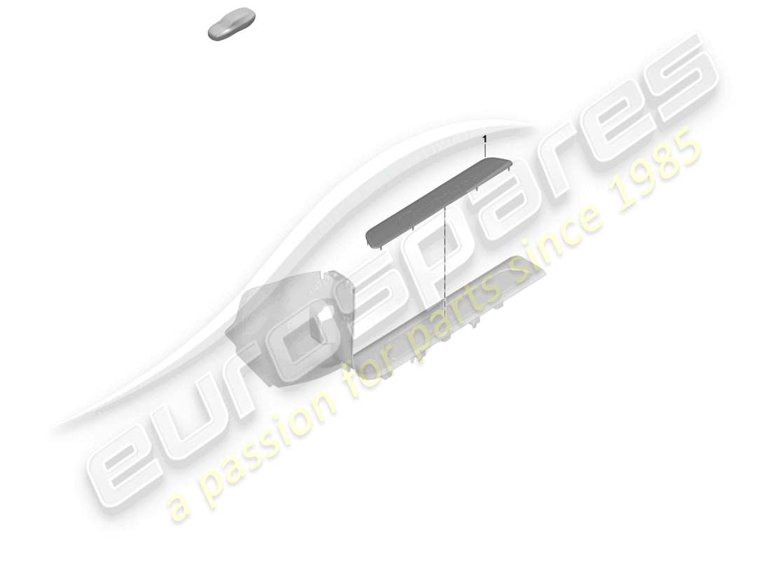 porsche 2026 (panamera 976) sill trim strip front part diagram
