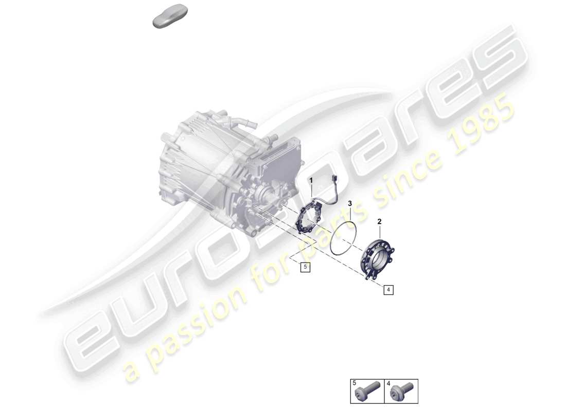 a part diagram from the porsche 2025 (taycan 9j1-2) parts catalogue