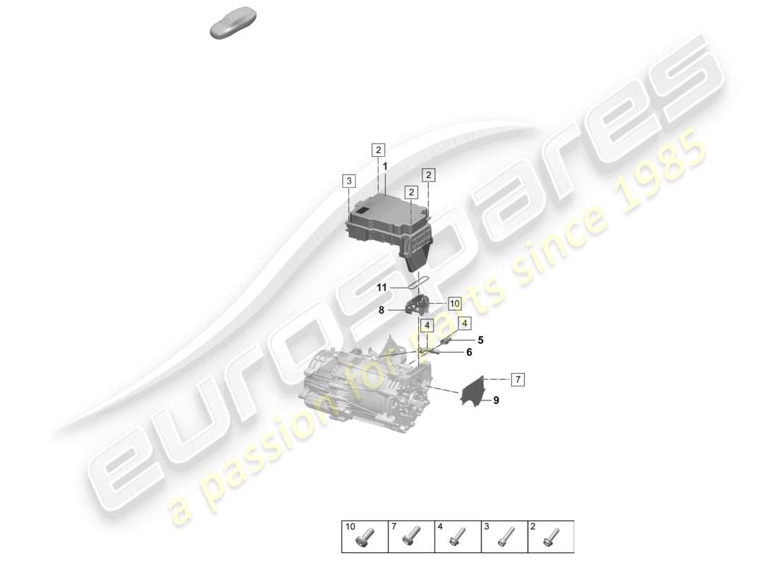 part diagram containing part number n 91104602