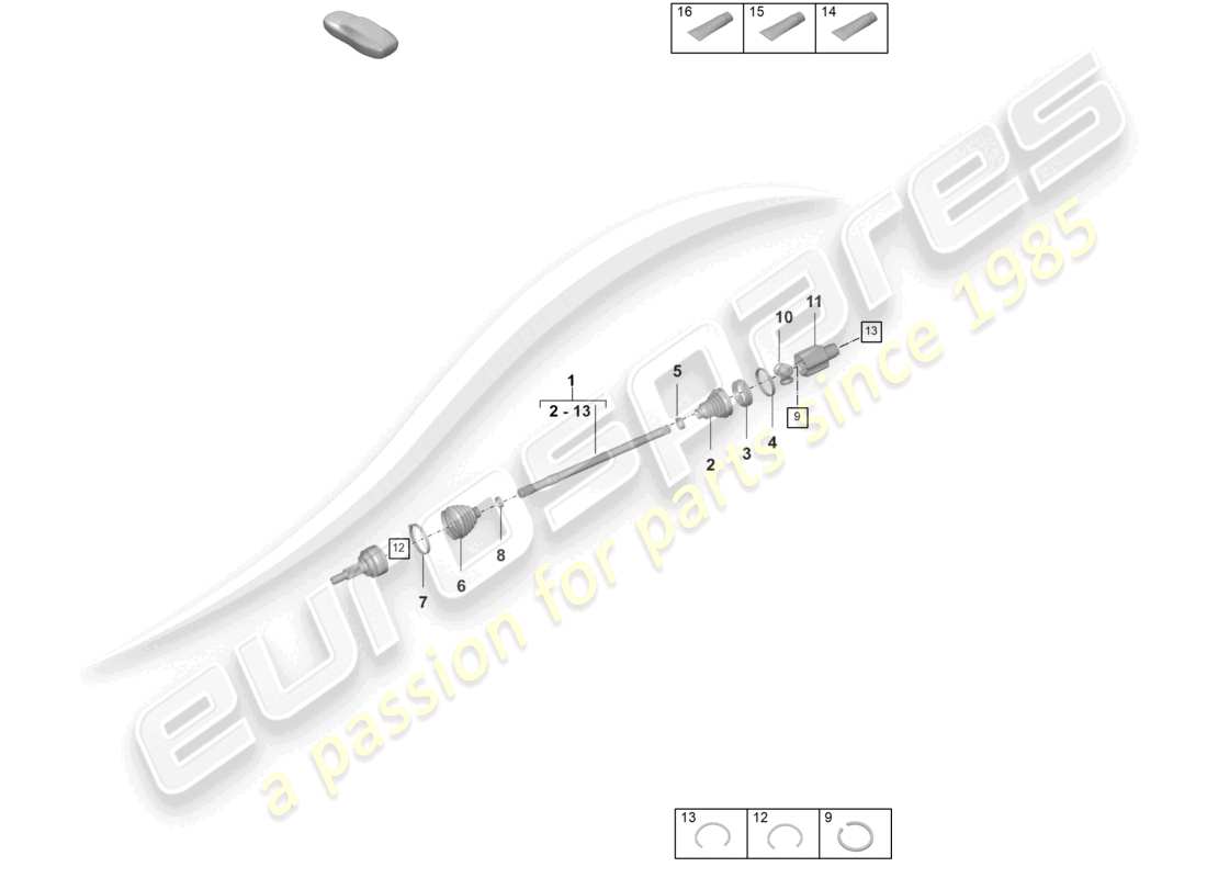 part diagram containing part number 971407413a