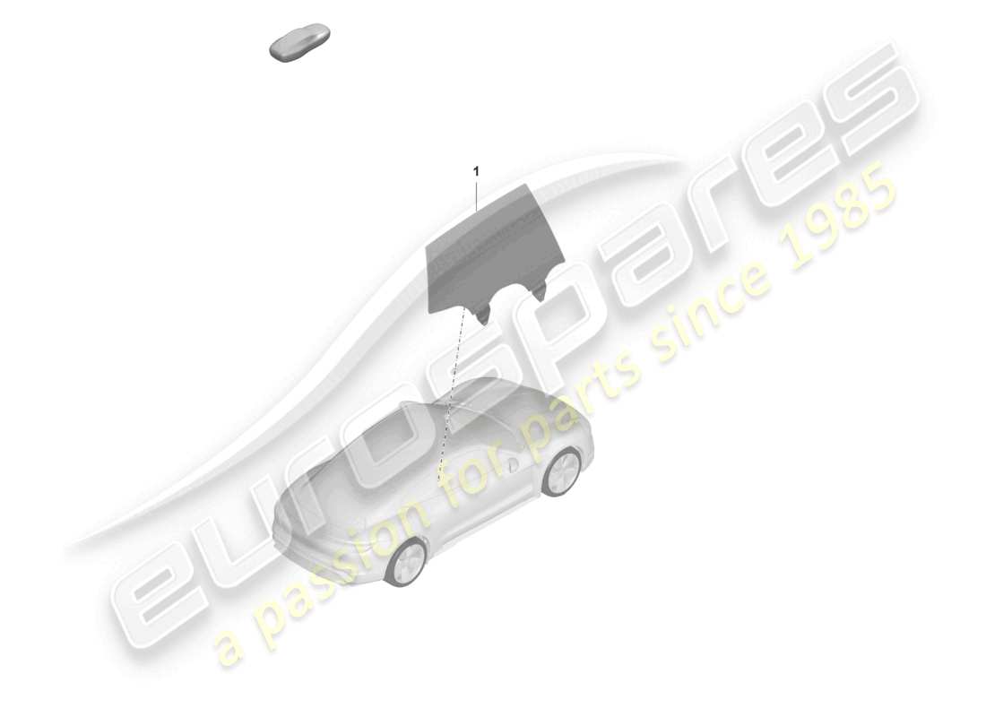 porsche 2020 (taycan 9j1-1) door window part diagram