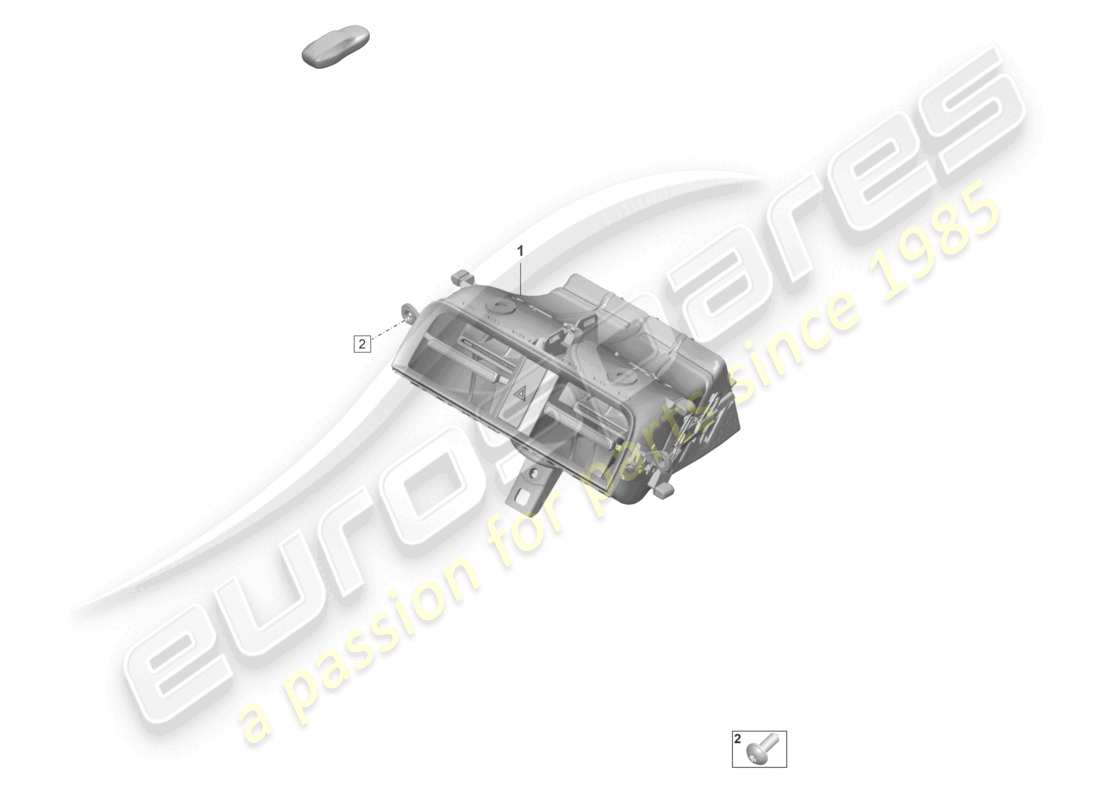 porsche 2023 (taycan 9j1-1) vent part diagram