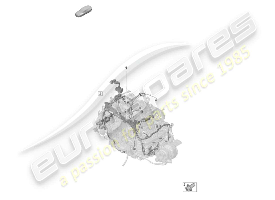 porsche 2024 (992-2) wire set engine part diagram