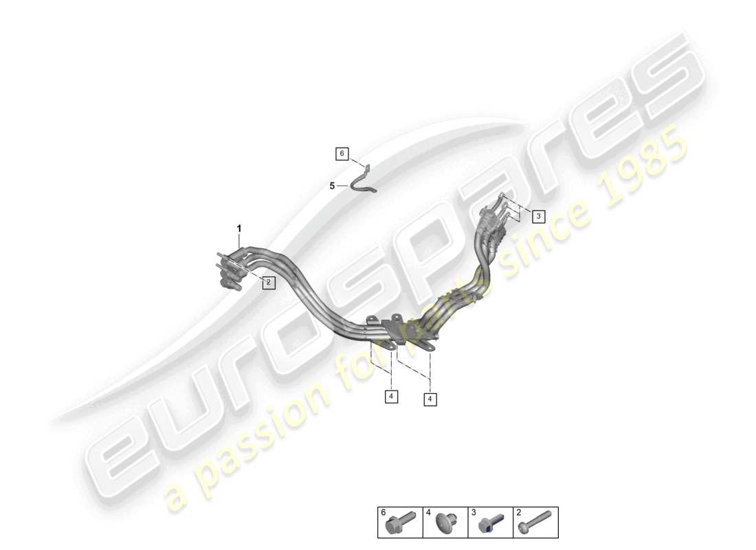porsche 2026 (panamera 976) high-voltage wiring set electric motor part diagram