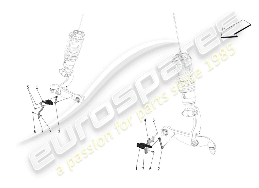 maserati mc20 (2022) lighting system control part diagram