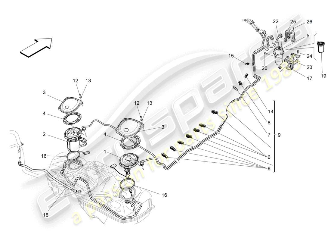 part diagram containing part number 670100427