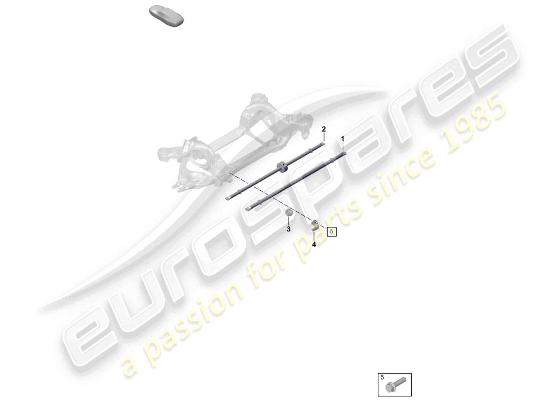 porsche 2020 (taycan 9j1-1) anti-roll bar part diagram