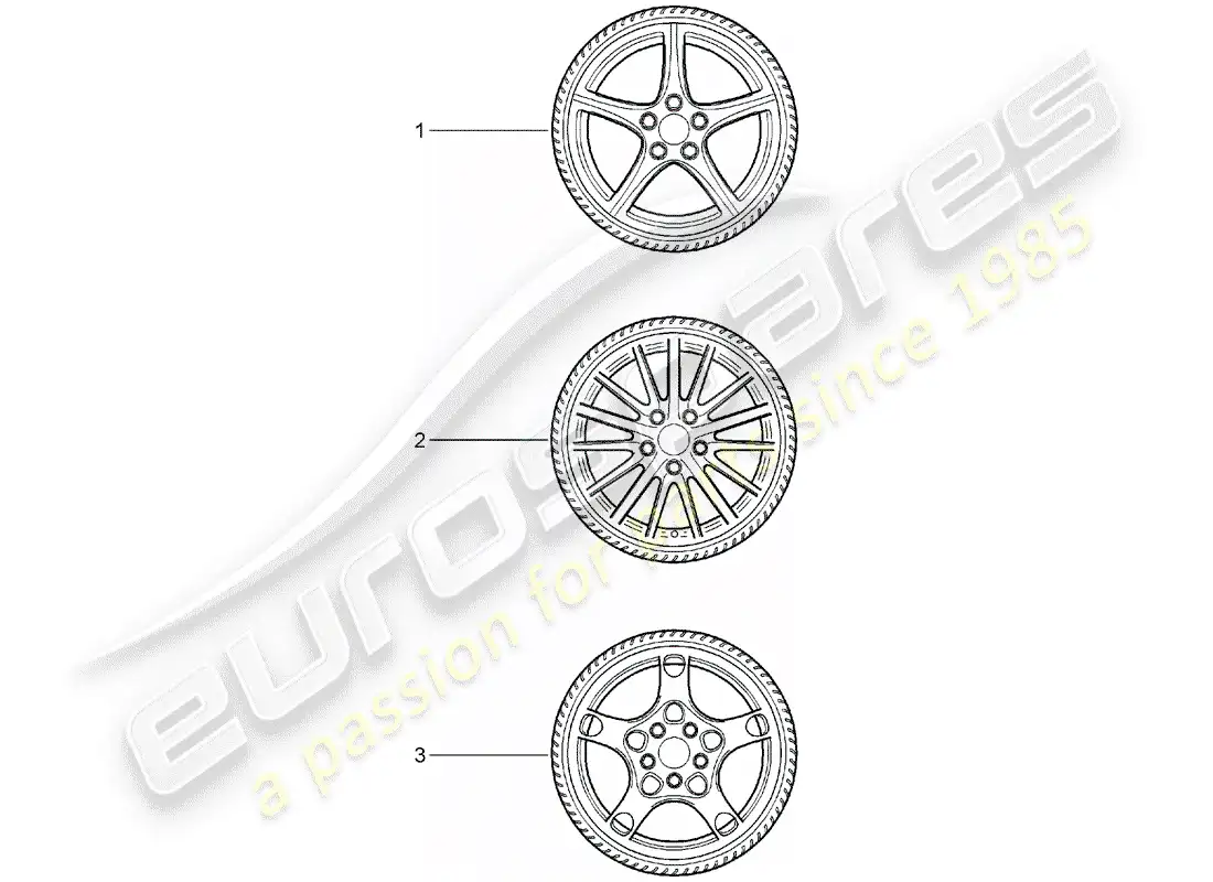 porsche 2011 (tequipment) gear wheel sets parts diagram