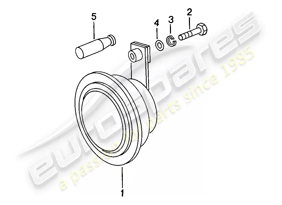 porsche 1978 (924) horn - d >> - mj 1978 parts diagram