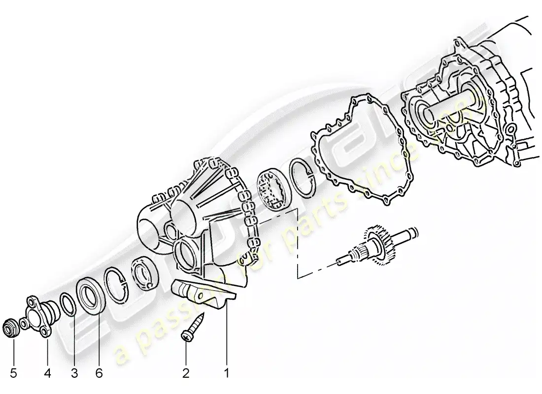 porsche 2009 997-2 turbo / gt2 tiptronic parts diagram