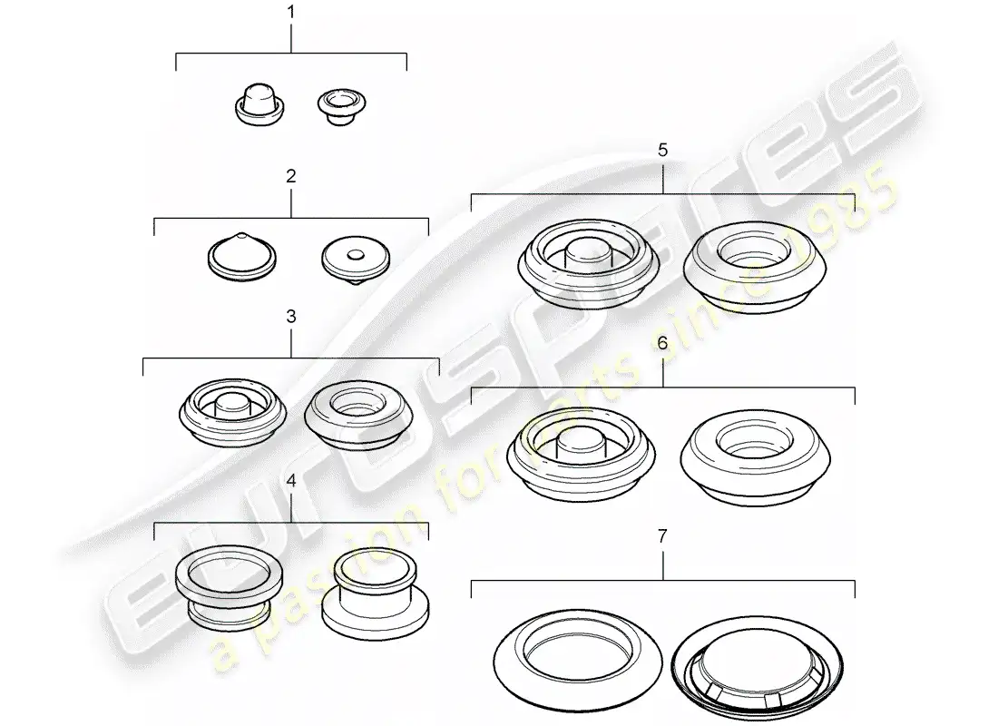porsche 2011 (987 boxster) plug parts diagram
