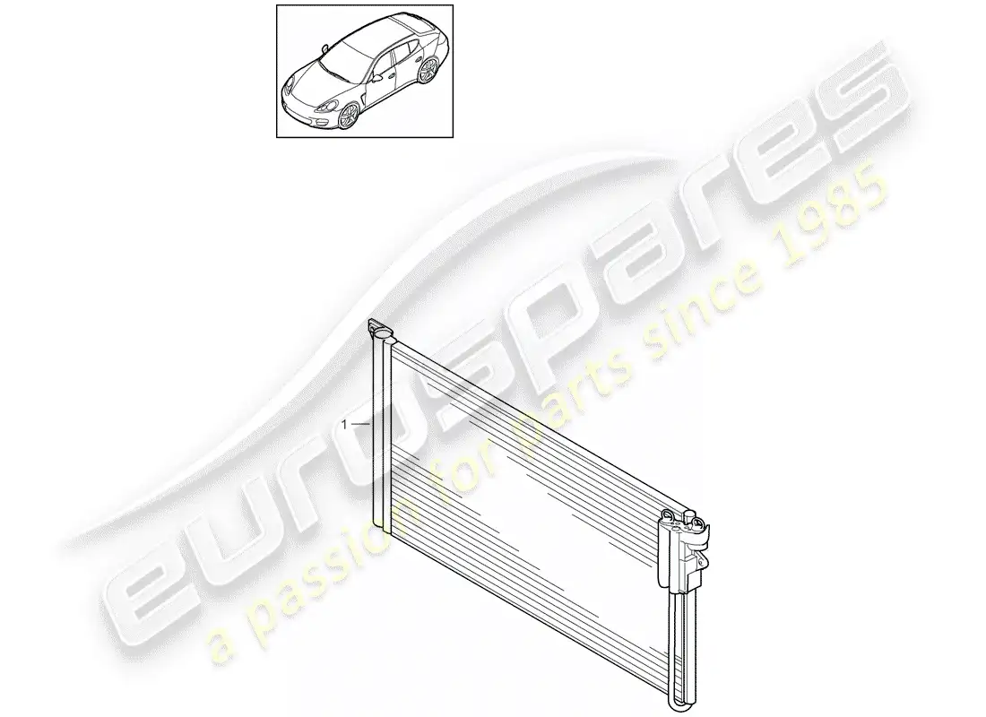 porsche 2015 (panamera 970) capacitor parts diagram