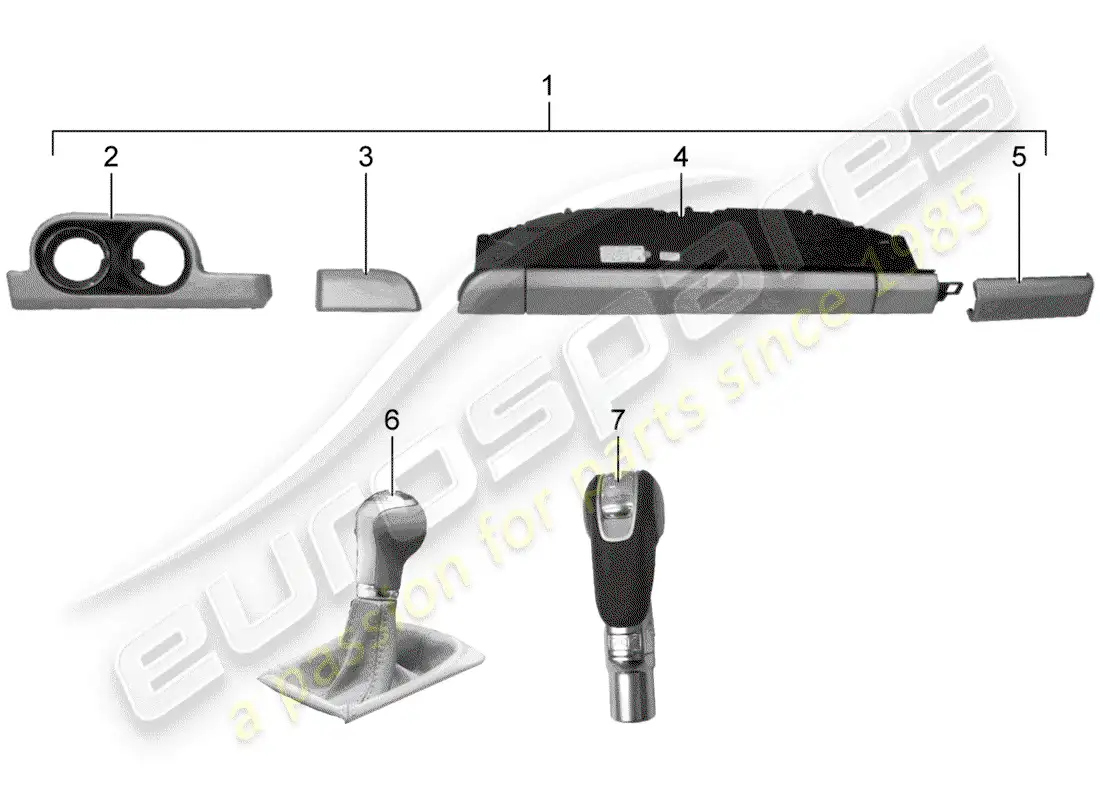 porsche 2015 (tequipment 98x/99x) installation kit parts diagram