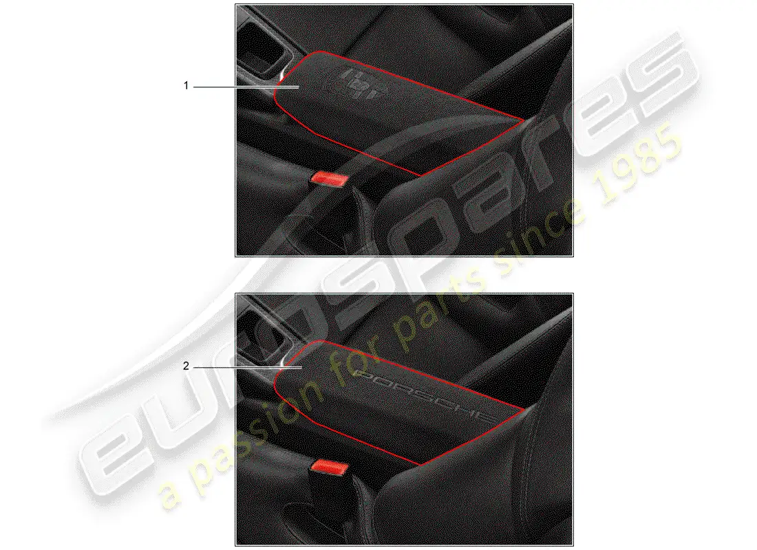 porsche 2015 (tequipment 98x/99x) cover parts diagram