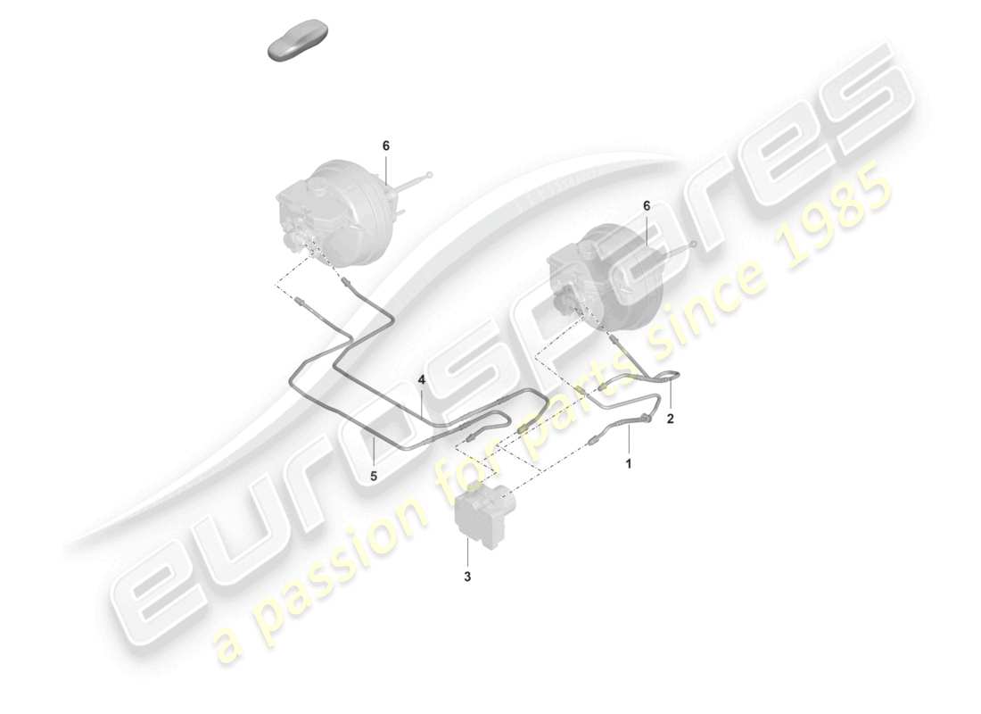 porsche 2023 (992-1 gt3/rs/st) brake pipe from hydro unit to coolant expansion tank part diagram