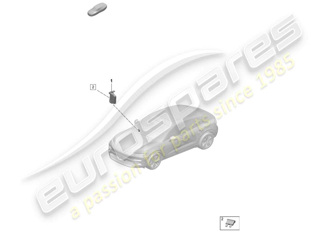 porsche 2025 (macan-e) fuse box a-pillar flat fuse parts diagram