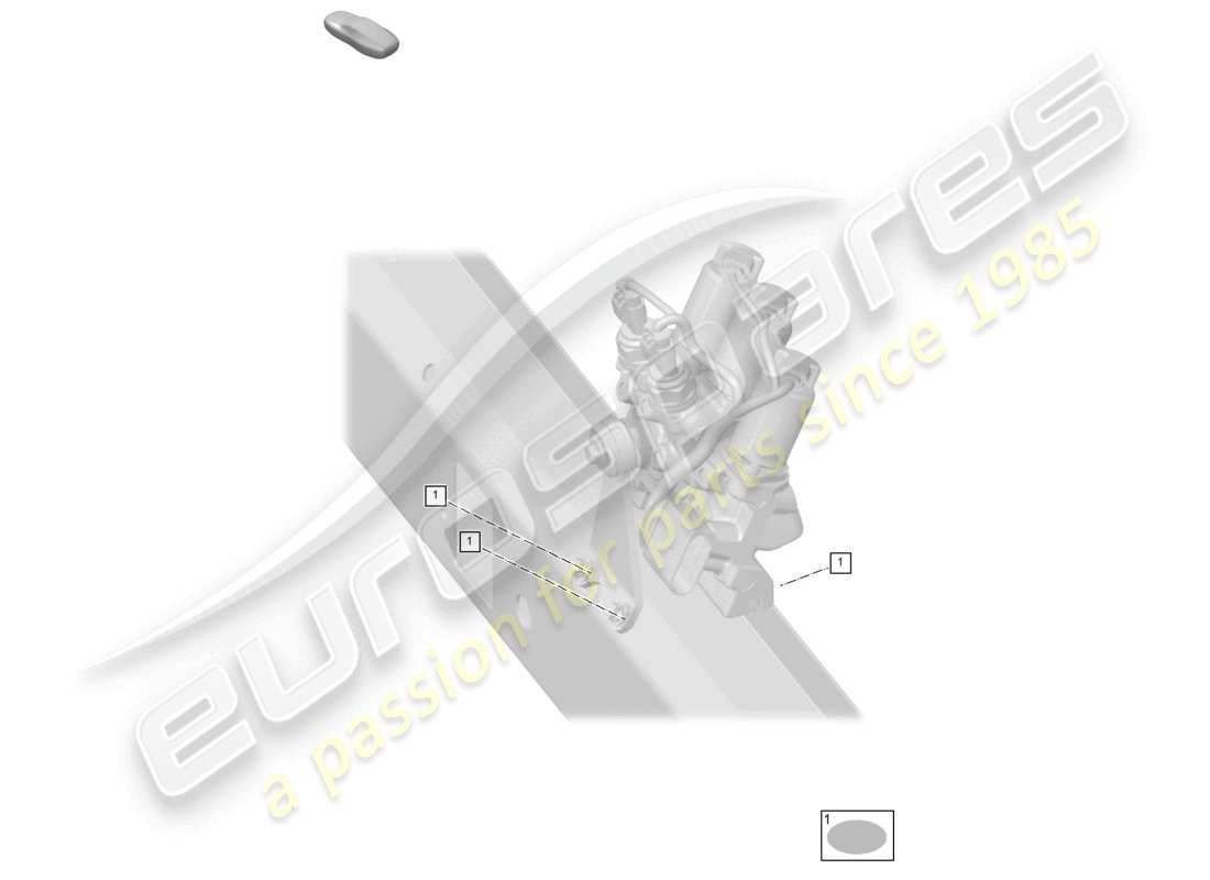 porsche 2024 (992-2) hydraulic line valve block without: pdcc part diagram