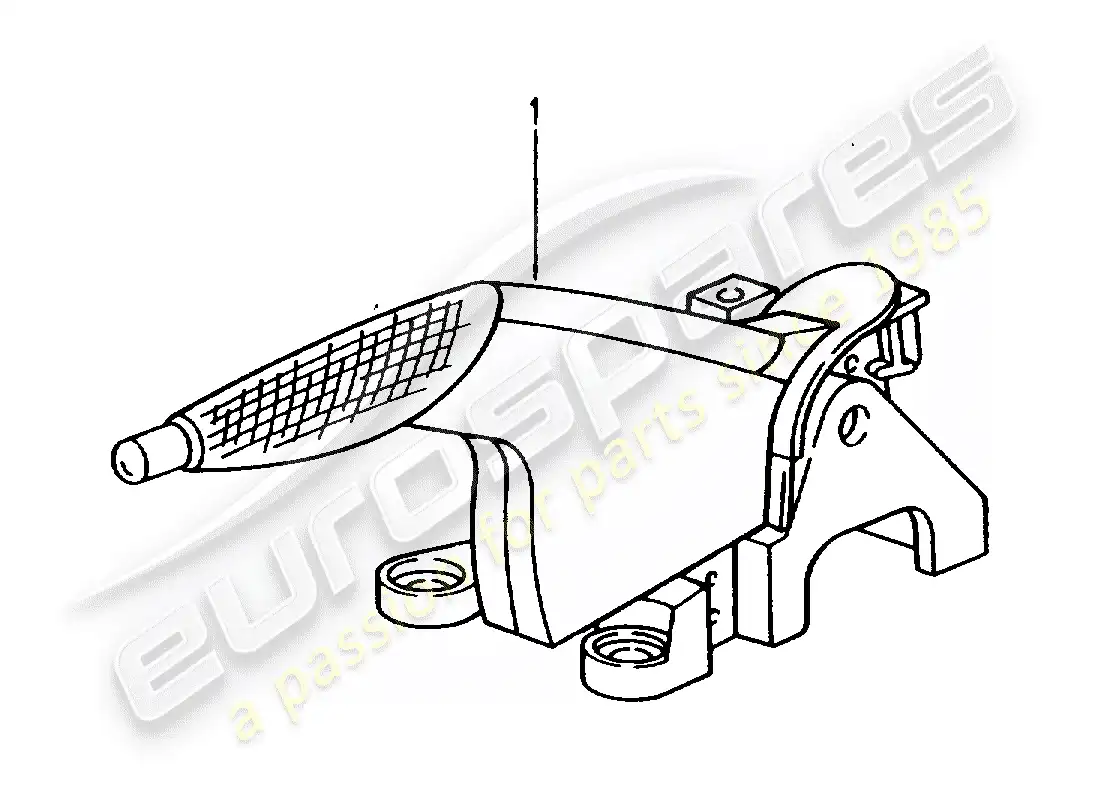 porsche 2003 (tequipment) hand brake lever parts diagram