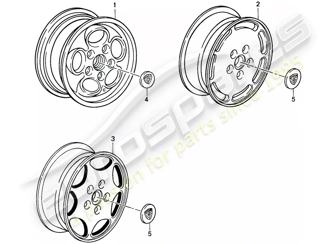 porsche 2011 (tequipment) spacer washer parts diagram