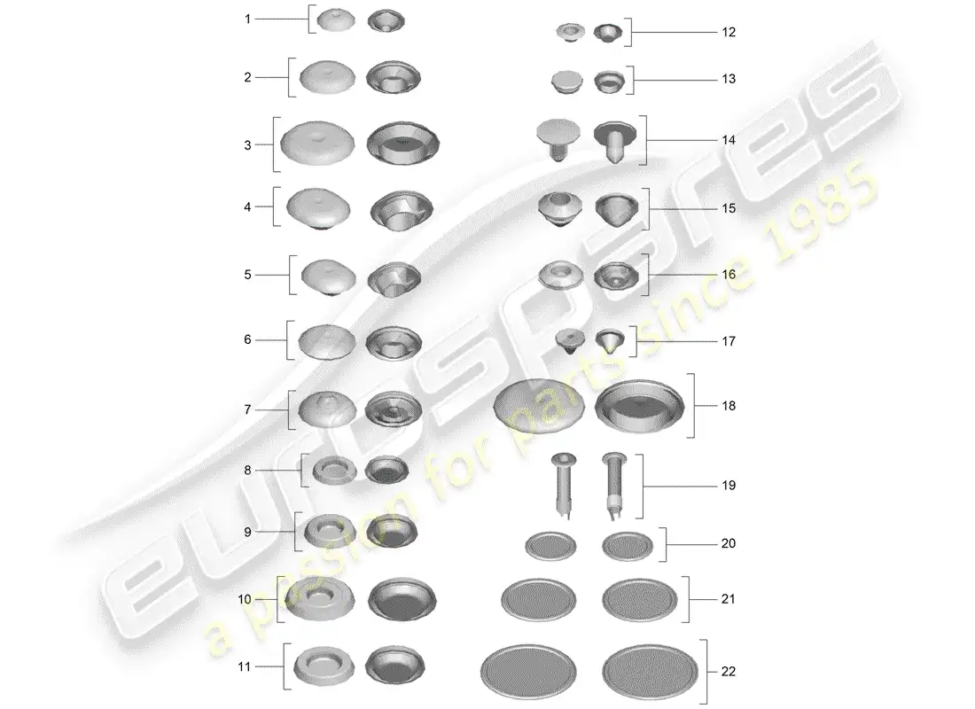porsche 2016 (991-1) plug parts diagram