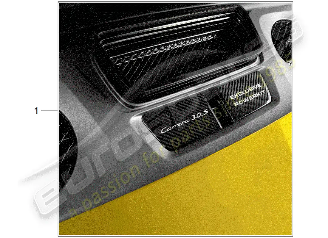 porsche 2018 (tequipment 98x/99x) engine parts diagram