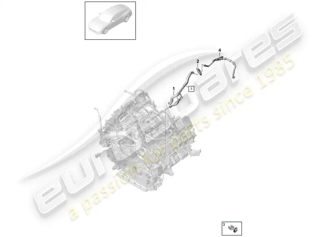 porsche 2017 (panamera 971-1) vacuum line parts diagram