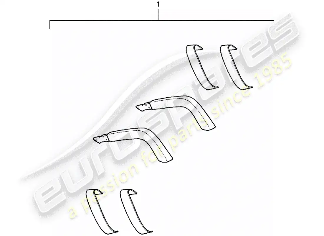 porsche 2007 (tequipment cayenne) handle parts diagram