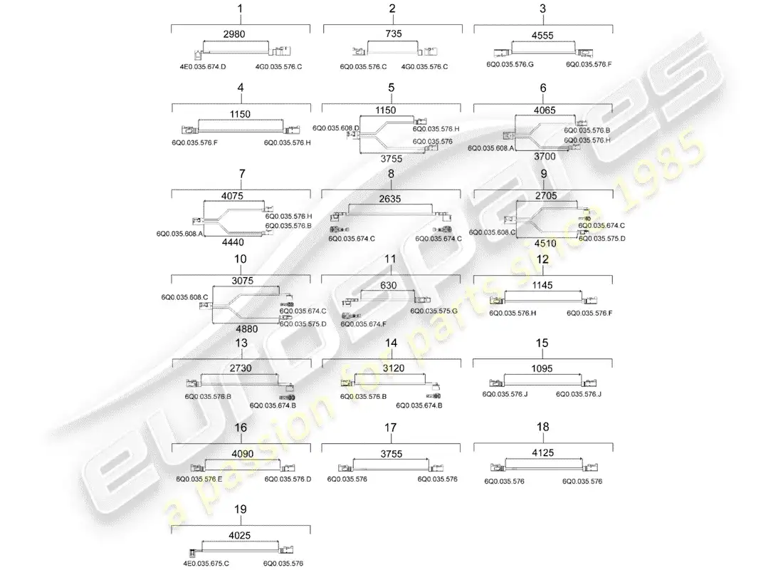 porsche 2019 (macan) single wiring parts diagram
