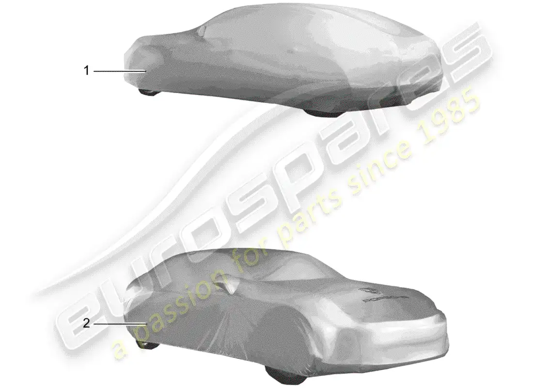 porsche 2011 (tequipment panamera) cover parts diagram