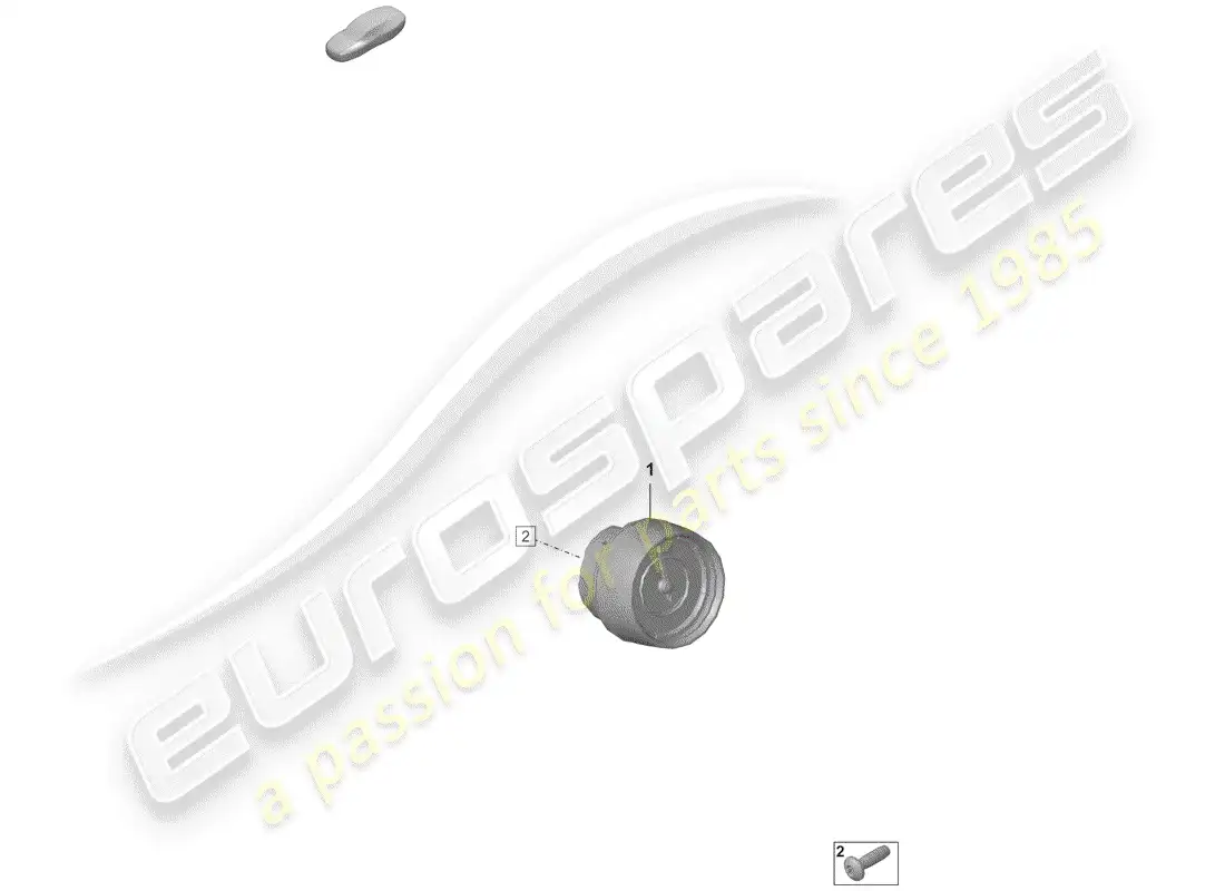 porsche 2019 (992-1) digital clock parts diagram