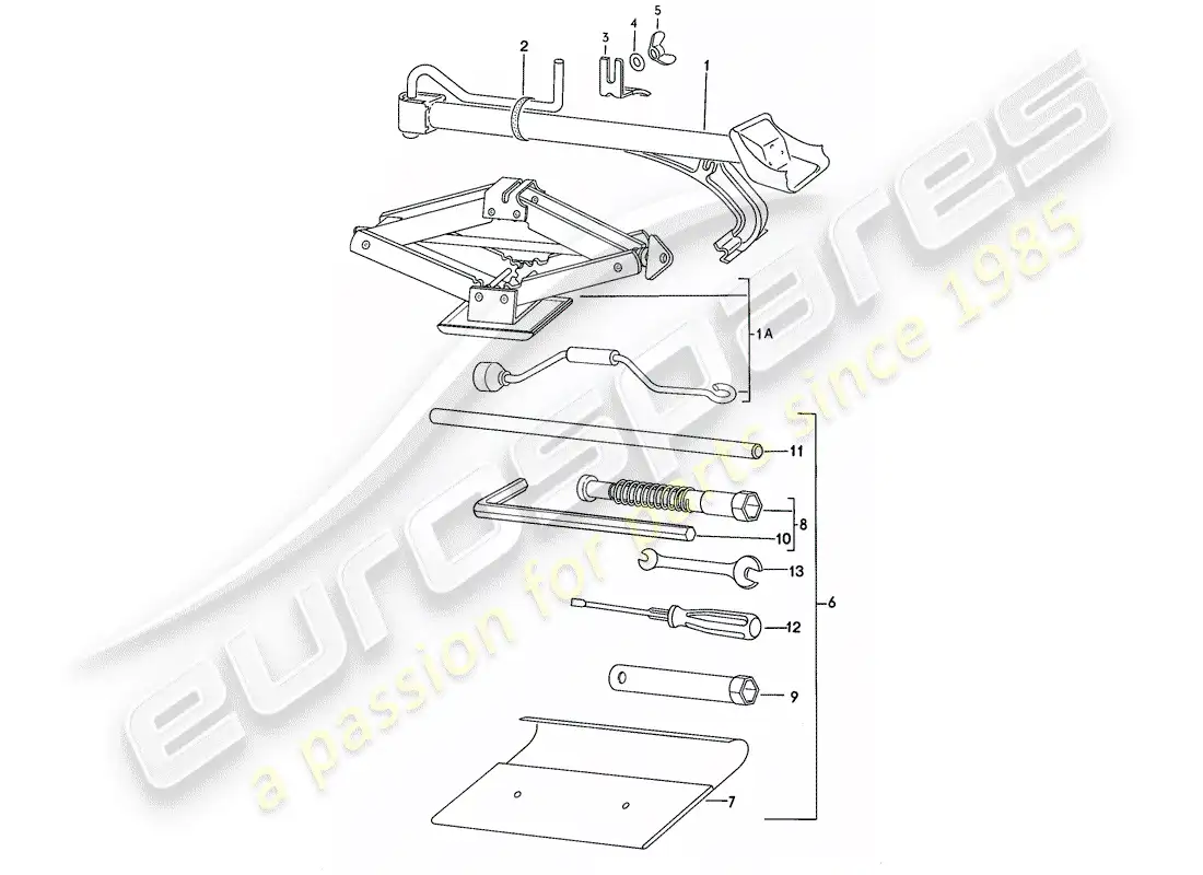 porsche 1978 (924) accessories - additional accessories in the - classic catalogue - (model: cla) parts diagram