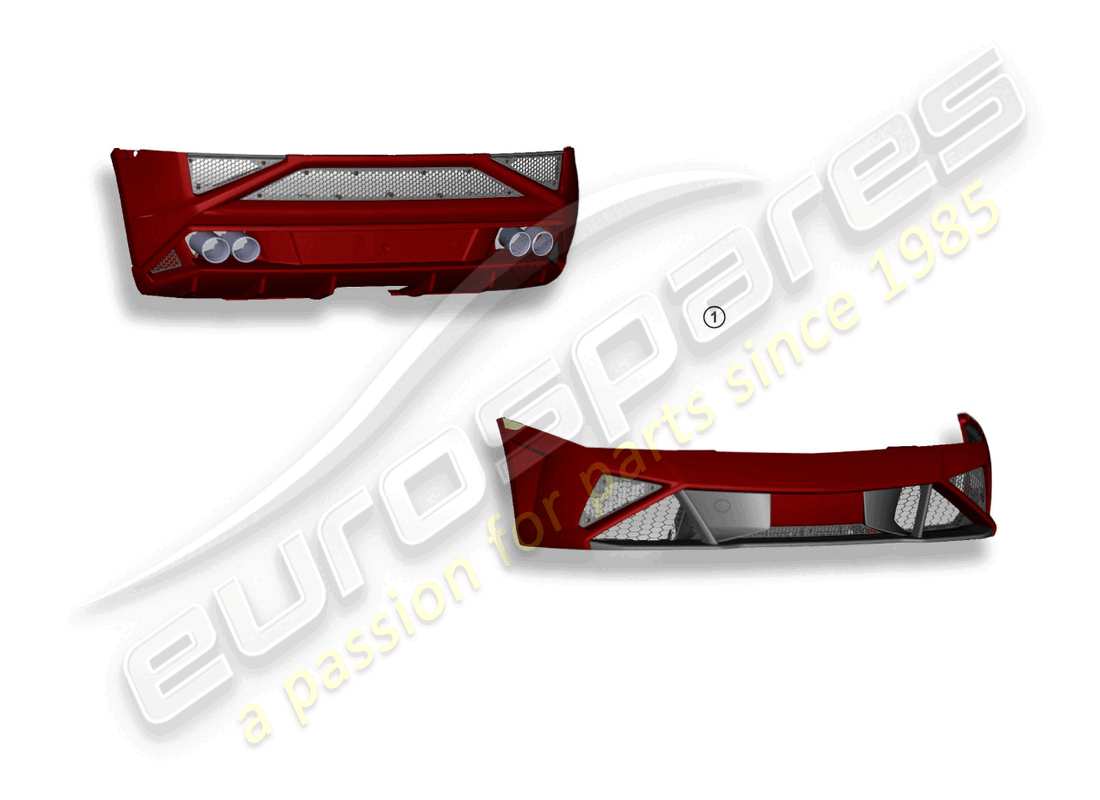 lamborghini blancpain sts (accessories) retrofit package part diagram