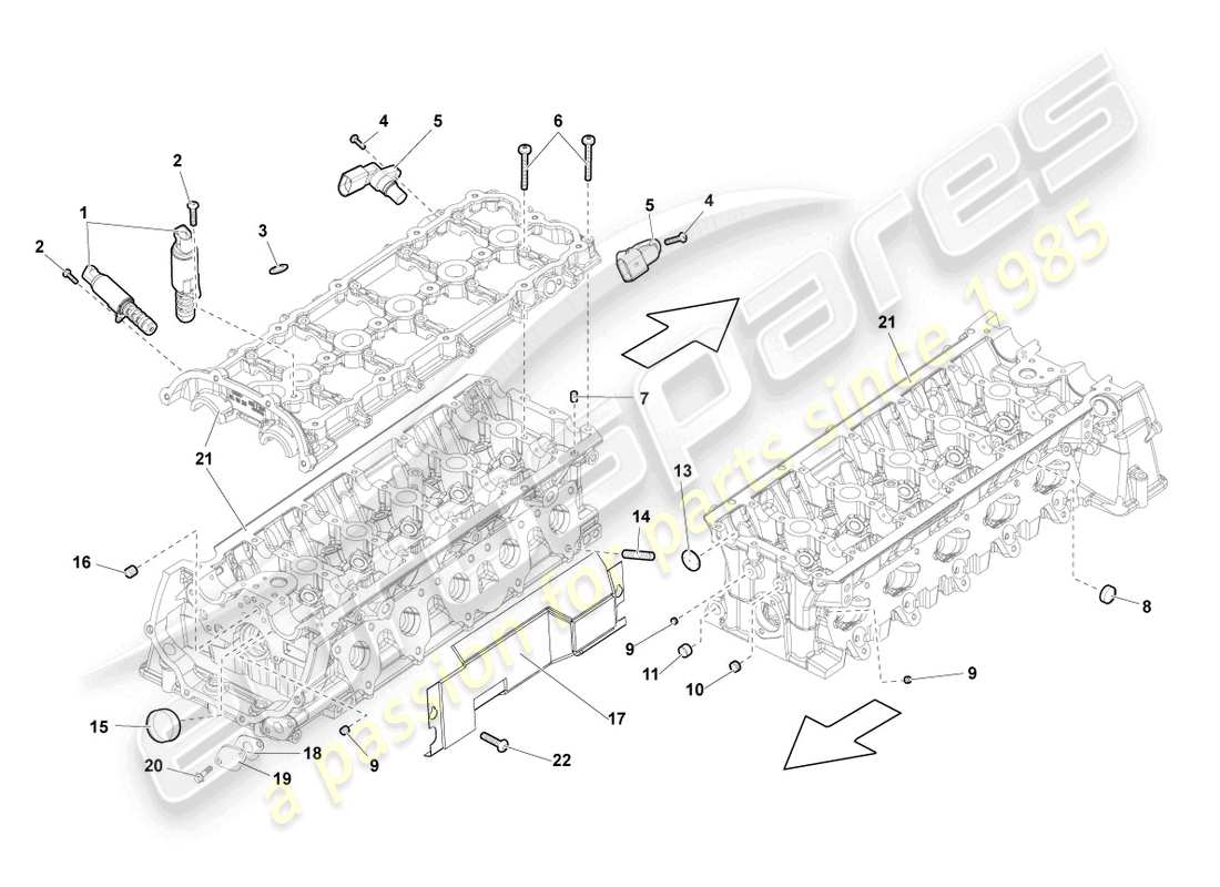 lamborghini lp560-4 coupe fl ii (2014) impulse sender part diagram