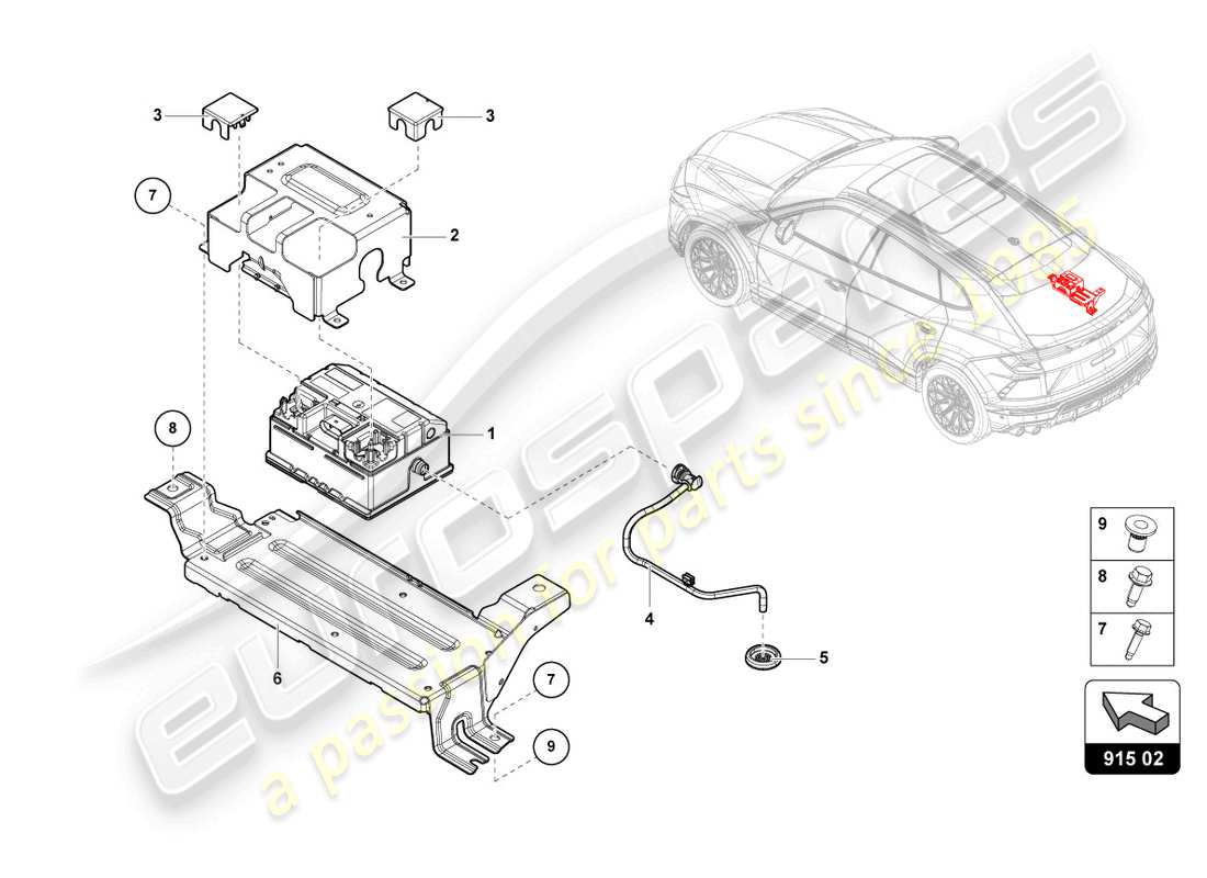 lamborghini urus (2020) capacitor for 48 v vehicle electrical system parts diagram