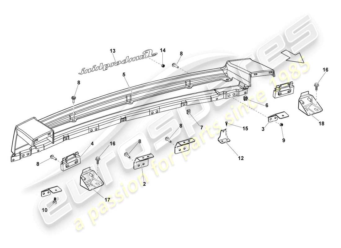 lamborghini lp570-4 sl (2012) trim parts diagram